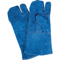 Gants de soudage &agrave; pouce & paume doubles, Cuir de vache refendu, Taille Grand Equipex
