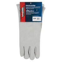 Gants de soudeur d'usage standard, Cuir de vache refendu, Taille Grand Equipex