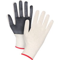 Gants en tricot &agrave; paume enduite, Poly/coton, Un c&ocirc;t&eacute;, Calibre 7, Petit Equipex