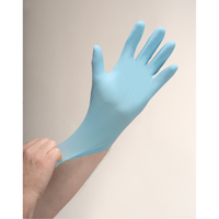 Puncture-Resistant Examination Gloves, Medium, Nitrile, 4.5-mil, Powder-Free, Blue Equipex