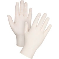 Premium Sensitive Skin Examination Gloves, Large, Latex, 4-mil, Powdered, Natural Equipex