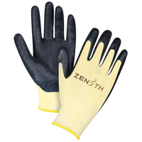 Gants r&eacute;sistants &agrave; la coupe avec prise sup&eacute;rieure, Taille 2T-Grand/11, Calibre 13, Rev&ecirc;tement Mousse de nitrile, Enveloppe en Aramide, ANSI/ISEA 105 niveau 3/EN 388 niveau 5 Equipex