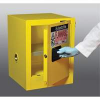 Sure-Grip&reg; EX Countertop Flammable Safety Cabinet, 4 gal., 1 Door, 17" W x 22" H x 17" D Equipex