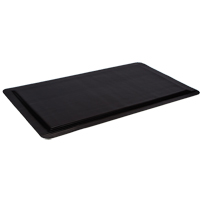 Tapis Ergo-Ease, Rainur&eacute;, 2' x 10' x 7/8", Noir, Caoutchouc/&eacute;ponge Equipex