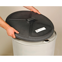 Couvercles Poly-Drum Topper, Convient aux barils 55 gal. US (45,8 gal. imp.) Equipex