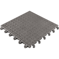 Tapis ErgoDeck Soft No 566, PVC, 1-1/2' la c, 1-1/2' lo, 7/8" &eacute;paisseur, Charbon Equipex
