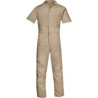 Short Sleeved Coveralls, Men's, Tan, Size Small Equipex