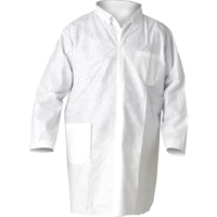 KleenGuard A20 Lab Coats, SMS, White, Medium Equipex