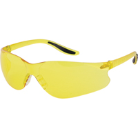 Z500 Series Safety Glasses, Amber Lens, Anti-Scratch, ANSI Z87+/Meets/Exceeds CSA Z94.3 Equipex