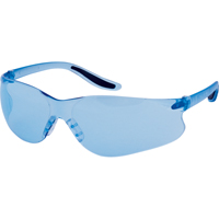 Z500 Series Safety Glasses, Blue Lens, Anti-Scratch, ANSI Z87+/Meets/Exceeds CSA Z94.3 Equipex