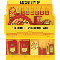 Postes de verrouillage de luxe, Cadenas Thermoplastique, Capacit&eacute; de 32, Cadenas Compris Equipex