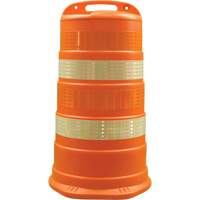 Barils pour canalisation du trafic Trailboss, Hauteur 41,27'', Orange Equipex