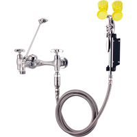 Poste combin&eacute; robinet/douche oculaire, Installation Montage sur &eacute;vier Equipex