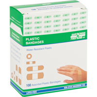 Bandages, Assorted, Plastic, Sterile Equipex