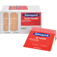 Salvequick&reg; Bandage Dispensing Systems Refills, Rectangular/Square, Fabric, Sterile Equipex