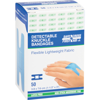 Bandages, Knuckle, 3", Fabric Metal Detectable, Sterile Equipex