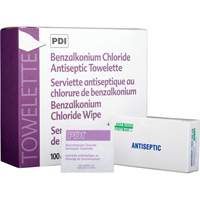 Lingettes antiseptiques au chlorure de benzalkonium, Serviette, Antiseptique Equipex