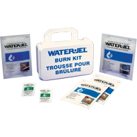 Trousses d'urgence pour brûlures Water Jel, Boîte en plastique de 10 unit&eacute;s, Classe 2 Equipex