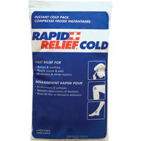 Rapid Relief&reg; Instant Chill Pack, Cold, Single Use, 9" x 6" Equipex