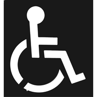 Pochoirs pour parc de stationnement, Anglais, 37" x 43" Equipex