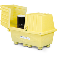 Poly-Safeypacks&reg; Without Drain, 60.5" L x 37.25" W x 45.75" H, 1200 lbs. Load Capacity Equipex