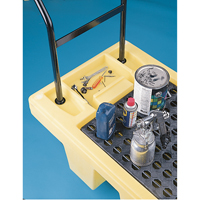 Poly-Spillcart Cart, 66.5" L x 29" W x 43.9" H, 57 US gal. Spill Cap. Equipex