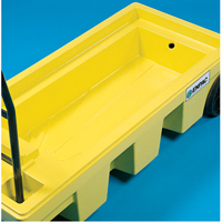 Poly-Spillcart Cart, 66.5" L x 29" W x 43.9" H, 57 US gal. Spill Cap. Equipex