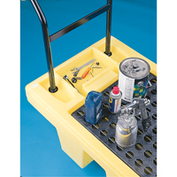 Poly-Spillcart Cart, 66.5" L x 29" W x 43.9" H, 57 US gal. Spill Cap. Equipex