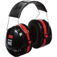 Peltor Optime 105 Series Earmuffs, Headband, 30 NRR dB Equipex