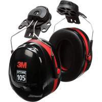 Peltor Optime 105 Series Earmuffs, Cap Mount, 27 NRR dB Equipex