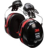 Peltor Optime 105 Series Earmuffs, Cap Mount, 27 NRR dB Equipex