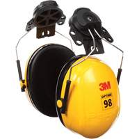 Peltor Optime 98 Series Earmuffs, Cap Mount, 23 NRR dB Equipex