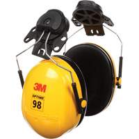 Peltor Optime 98 Series Earmuffs, Cap Mount, 23 NRR dB Equipex