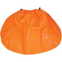 Hard Hat Rain Shield, One Size, Orange, Nylon/PVC Equipex