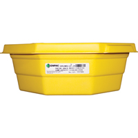 Drums-Up Jr. Trays, 22.75" L x 22.75" W x 7.5" H, 7.5 US gal. Spill Capacity Equipex
