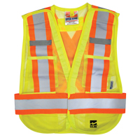 Veste d&eacute;tachable Open Road, Jaune lime haute visibilit&eacute;, Polyester Equipex