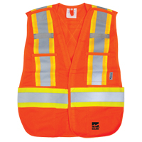 Veste d&eacute;tachable Open Road, Orange haute visibilit&eacute;, Polyester Equipex