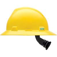 Casques de s&eacute;curit&eacute; &agrave; bordure compl&egrave;te V-Gard, R&eacute;pond aux normes CSA type 1, Suspension Rochet, Non ventil&eacute; Equipex