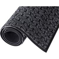 Tapis de couloir Tire-Track, Essuie-pieds/grattoir, 4' x 6' x 3/8", Charbon Equipex