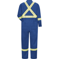 Flame-Resistant CoolTouch&reg;2 Premium Coveralls, Size 44, Royal Blue, 9 cal/cm² Equipex