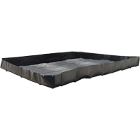 Economy Berms, 119 gal. Capacity, 4' W x 4' L x 12" H, L-Bracket Equipex