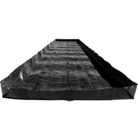 Economy Berms, 748 gal. Capacity, 10' W x 10' L x 12" H, L-Bracket Equipex