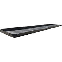 Frac Tank Berm, 3740 US gal. Capacity, 50' W x 10' L x 12" H, L-Bracket Equipex