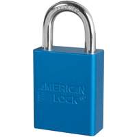 American Lock&reg; Safety Padlocks, Blue, Keyed Alike, Aluminum, 1-1/2" Width Equipex