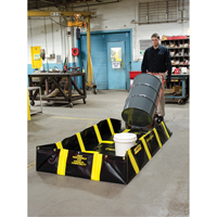Bermes de confinement avec supports int&eacute;rieurs de parois QuickBerm , Capacit&eacute; 235 gal. US, 4' la x 8' lo x 12" h, Support &agrave; encliqueter Equipex