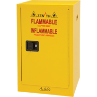 Armoire pour produits inflammables, 12 gal., 1 Porte(s), 23" La x 35" h x 18" p Equipex