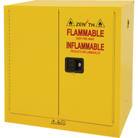 Armoire pour produits inflammables, 22 gal., 2 Porte(s), 35" La x 35" h x 22" p Equipex