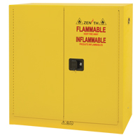 Armoire pour produits inflammables, 24 gal., 2 Porte(s), 43" La x 44" h x 12" p Equipex