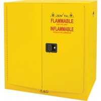 Armoire pour produits inflammables, 30 gal., 2 Porte(s), 43" La x 44" h x 18" p Equipex