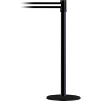 Poteau receveur robuste &agrave; ligne double, Hauteur de 38", Jaune Equipex